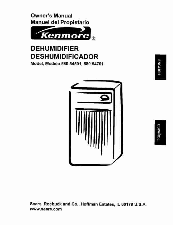 Kenmore Dehumidifier 580_54701-page_pdf